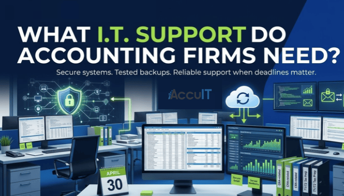 What it support do accounting firms need